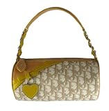 Dior Handbags (Beige/Yellow) LCE44717 Coated Canvas Trotter Romantique Round Heart Bag