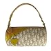 Dior Handbags (Beige/Yellow) LCE44717 Coated Canvas Trotter Romantique Round Heart Bag Image