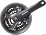 Shimano M361 Hybrid Crankset (Black 170mm X 48/38/28T)