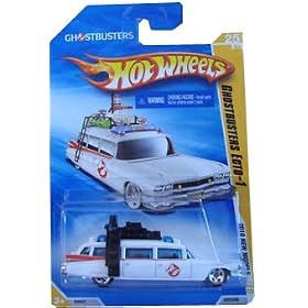 HOT WHEELS 2010 NEW MODELS 25 OF 44 GHOSTBUSTERS ECTO-1 WHITE WAGON