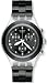 Swatch Men's SVCK4035G Stainless Steel Analog Watch with Black Dial Watch