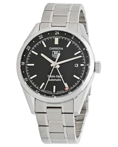 Tag Heuer Carrera Twin-Time Automatic Mens Watch WV2115.BA0787