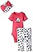 Gerber Baby-Girls Newborn 3 Piece Bodysuit Cap and Legging Set, Dog, 3-6 Months