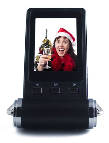 Bv 2.4'' Inch Lcd Travel Desktop Digital Photo Frame With Clock,calendar & 16mb Memory 33 Pictures. Picture