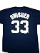 Nick Swisher New York Yankees Navy Jersey Name and Number T-Shirt