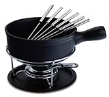 KÄSEFONDUE & SCHOKOFONDUE SET 2in1 AUS KERAMIK
