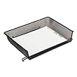 Eldon Nestable Mesh Stacking Side Load Letter Tray, Wire, Black (62555)