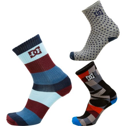 DC Whackpack Skate Sock - Men's Assorted, 10.0-13.0
