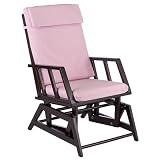 DwellStudio for Target Mercer Glider - Walnut/ Pink Cushion