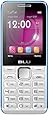 BLU Tank II T193 Unlocked GSM Dual-SIM Cell Phone with Camera and 1900 mAh Big Battery - Unlocked Cell Phones - Retail Packaging - White Blue