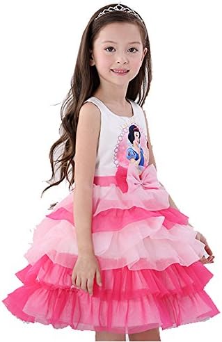 Jelly Sight Disney Princess Of Snowwhite Girls' Dresses Pink Angel 47 inches