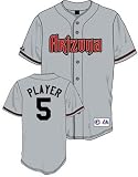 Justin Upton Jersey: Arizona Diamondbacks Adult AWAY Grey #10