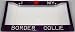 Purple Glitter I Love My Border Collie Frame