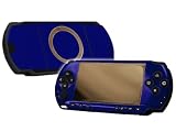 PlayStation Portable 1000 (PSP) Skin - NEW - COBALT BLUE system skins faceplate decal mod