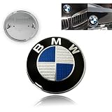 1986-1992 BMW E30 M3 3-Series Carbon Blue Hood Trunk 82mm Emblem by BMW