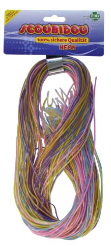 Top Media 170287 - Scoubidou B&auml;nder Neon 100 cm lang, 35 St&uuml;ck