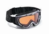 UVEX Akari Polarized Ski Goggle,Crystal Frame with Polavision Lens