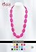Consider It Maid Baby/Toddler Silicone Teething Necklace - BPA Free and FDA Approved - Better Alternative to Baltic Amber for Moms - Teether Toy Option for your Baby - Soothing Help for your Teething Baby - Organic Natural Teether - The Original Collection (Violet Red)