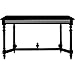 Trompe L'Oeil Black and White Silhouette Wall Console or Table Repositional Stickers