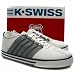 K-swiss Zedler - 8 Uk - White & Grey - Leather