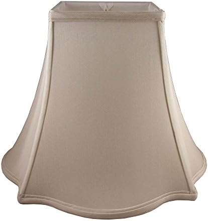 Lampshade in Taupe w Fitter (18 in. Diam x 14 in. H)