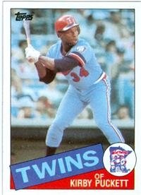Kirby Puckett 1985 Topps Baseball Card #536 Minnesota Twins - mint condition unsigned rookie card