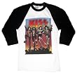KISS Group Photo 76 Jersey Number Raglan Mens T-shirt