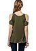 OURS Women's Turndown Neck Long Sleeve Striped Long Tops Cardigan Gray and White Medium