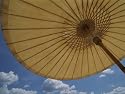 An Umbrella Blocks the Sun on a Phuket Island Beach Photographic Poster Print, 24x18