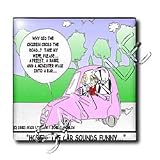 Londons Times Funny Society Cartoons - Car Sounds Funny - Tiles