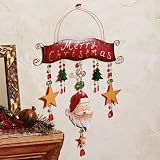 Metal Christmas Wall Plaque - Style 34656