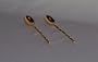 Heavy Gold Demitasse Spoon (2) Spoons Twist