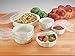 LaCuisine KTMW18 18 Piece Microwave Cookware Set, White