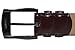 7910 - Toneka Men's Cordovan/Burgundy and Tan Stitched Feather Edge Dress Belt