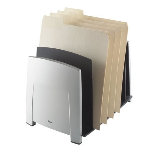 Fellowes 8031801 Office Suites File Sorter, Letter/A4 Folders or Documents, Black/Silver