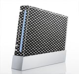 Carbon Fibre Pattern Skin for Nintendo Wii Console