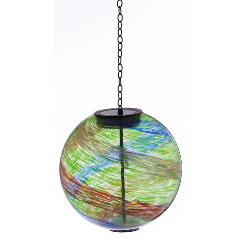 Hanging Solar Gazing Globe Home Garden Decor Lawn Ornaments Globes