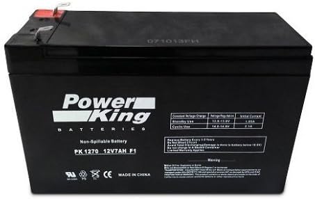 12 Volt 7 AH Battery with .250 FASTON by eBatteries