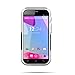 CoverON® Kickstand Hard + Soft Dual Layer Hybrid Case for BLU Life One X L132L - Black Hard Plastic + White Soft Silicone