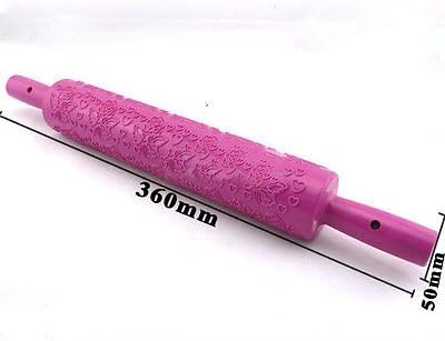 Rose ABS fondant rolling pin Easter Fandant Cake Decorating Tools Baking Icing Sugarcraft Cupcake Cookie Mold