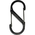 Jibbitz S-Biner- Size #2 Stainless Steel 2-Pack - Black