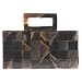 Shiraleah Large Square Tile Bag with Horn Handle