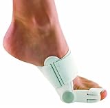Bunion Aid, Hinged Splint for Bunions, White, One size fits all (Quantity of 1)
