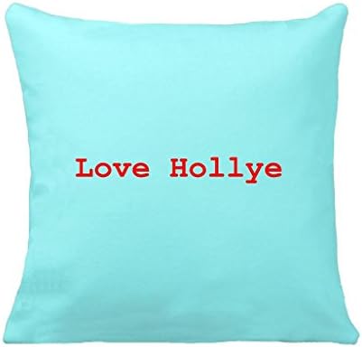 Love Hollye - Personalized 18 Inch Throw Pillow Case Home Cushion Covers