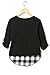 Chelsea - Girls' High Low Layered Plaid Top