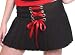 Folter LACED PLEATED SKIRT IN BLACK WITH RED RIBBON