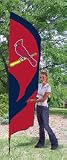 St. Louis Cardinals MLB Tall Team Flag with Pole