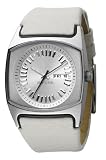 Diesel DZ5165Ladies White Leather Strap Silver Dial Watch