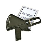 Slim Guide Skin Fold Caliper in Black with Booklet