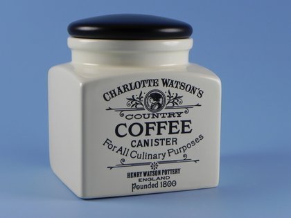 Charlotte Watson Country Collection in Cream Coffee Canister